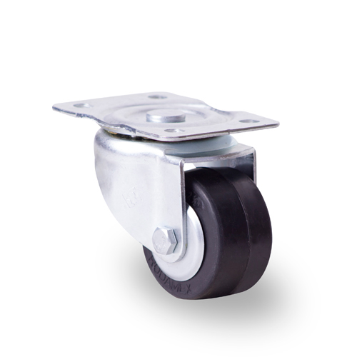 Ruedas giratorias de placa superior de 4 x 1-1/2 con ruedas de goma suave, Fabricante de discos de hockey sobre hielo