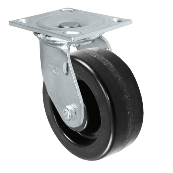 Rodaja Industrial 5x2″ Fenolica placa giratoria: carga: 450 Kg