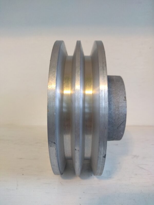 Polea de alta resistencia 5" 2 ranuras banda A (1/2") - Imagen 2