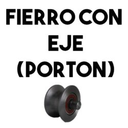 Polea Fierro c/eje (Porton)