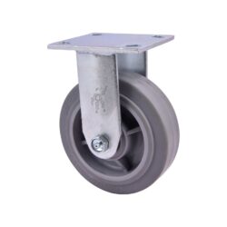 RODAJA IND 8X2" PLACA FIJA HULE TERMOPLASTICO CARGA: 320KG.