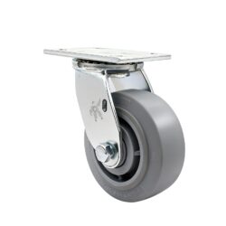 RODAJA IND 4X2" PLACA GIRATORIA HULE TERMOPLASTICO INOX CARGA: 180KG.