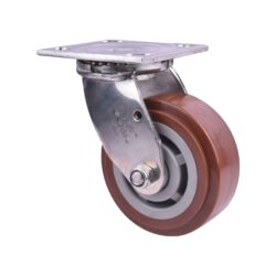 RODAJA IND 4X2" PLACA GIRATORIA POLIURETANO CARGA: 270KG.