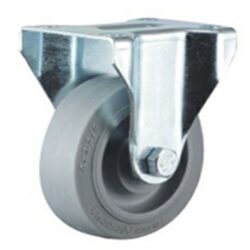 RODAJA INST 3" PLACA FIJA HULE TERMOPLASTICO CAPACIDAD DE CARGA: 90KG